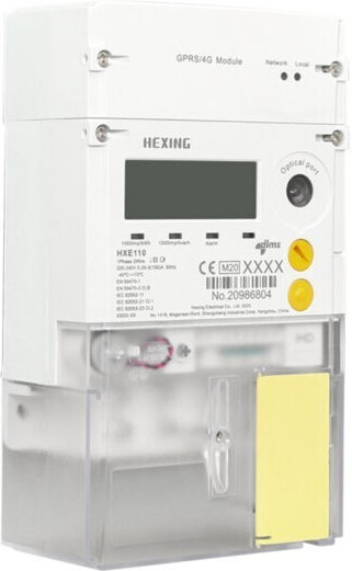 Μονοφασικος Μετρητhς Ηχε110 Hexing Me Modem Eurolamp 165-13906