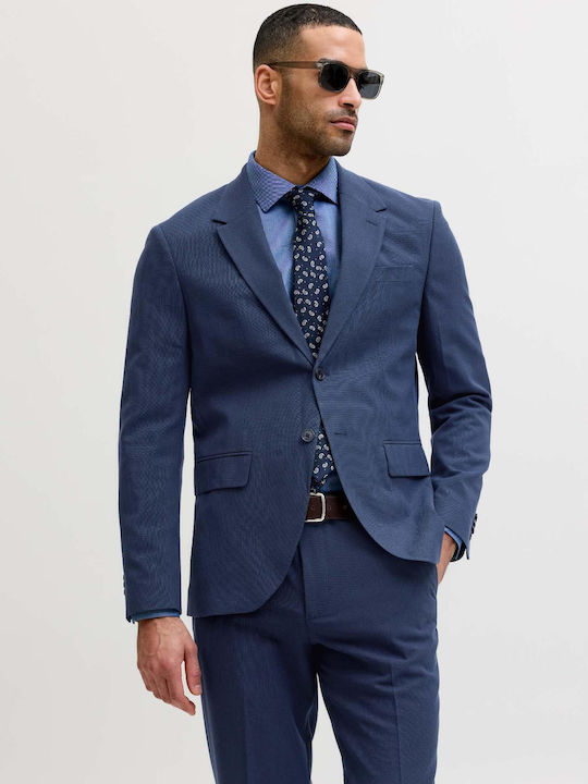 Jack & Jones Men’s Suit Jacket with Slim Fit Na...