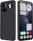 Carbon Fiber Rückseite Kunststoff Schwarz (Nichts Phone (4a) Pro)