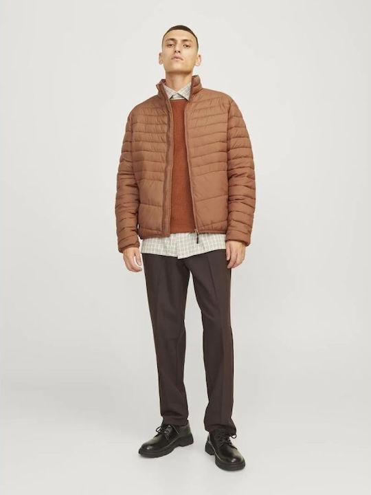 Jack & Jones Puffer Winddichte Herren Jacke Braun