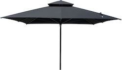 HomeMarkt Ανταλλακτικό Ύφασμα Ομπρέλας Μαύρο 4x4m HomeMarkt Ανταλλακτικό Ύφασμα Ομπρέλας Μαύρο 4x4m