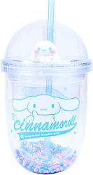 Hk Cinnamoroll Boba Cup Kids Plastic Water Bottle