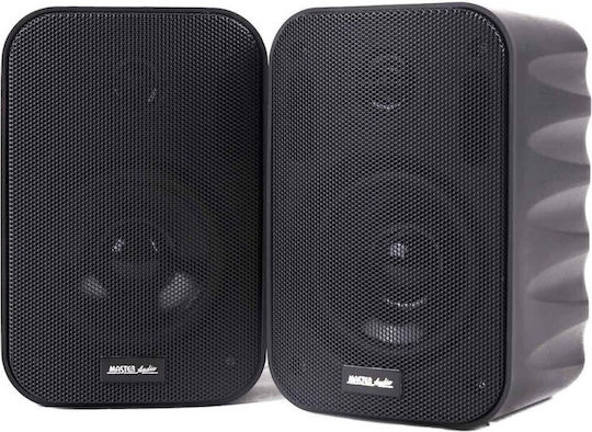 Master Audio Boxe De Instalare Pereche Negru