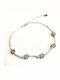 Amalfi Accessories Women's Bracelet with Eye Design in Silver