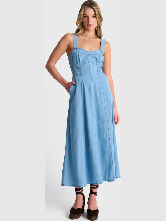 ALE - The Non Usual Casual Midi Dress Blue 81253781-LIGHT BLUE | Skroutz.mt