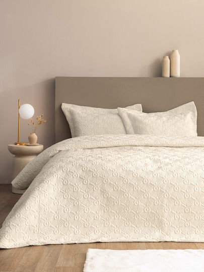 Palamaiki Wed104 Комплект Шалтета Преголяма Микрофибър Екрю 240x260см