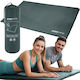 Enero Αυτοφούσκωτο Διπλό Υπόστρωμα Camping 192x132cm Πάχους 3cm Πράσινο