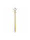 Ausziehbare Metallische Vorhangstange Einzeln Φ16mm 70-120cm Gold