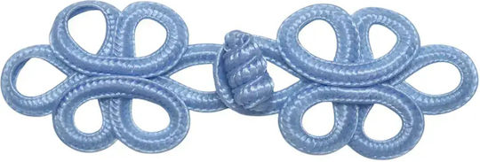 Decorative Fastener Pasmanteri Ribbon Light Blue Size 8cm x 3cm 1 Piece