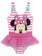 Disney Minnie Mouse Kinder Badebekleidung Einteilig Mit Langen Ärmeln Rosa