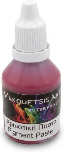 Pigment Paste Red Carmine 25ml Liquid Glass Porcelain Powder Plaster Cement
