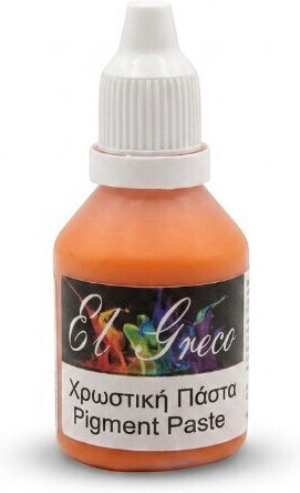 Pigment Paste Orange Cadmium 25ml Liquid Glass Porcelain Powder Plaster Cement