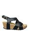 Damenplattformen Schwarz GY-08504-1-2