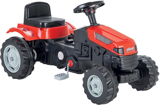 Tractor pentru Copii cu Pedale Roșu pentru 3+ Ani