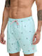 Men's Swim Shorts Turquoise Floral