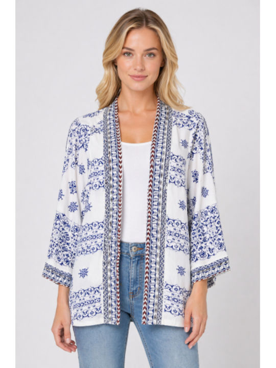 Women's Cardigan Blue SL-1654LV-26CA-Blue