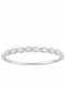 Brizzling Women's Silver Ring with Diamond