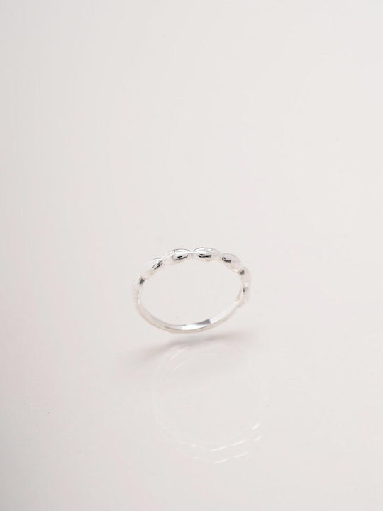 Late Again Damenring Spinner aus Silber Vergoldet