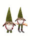 Decorative Green Plastic Christmas Santa 60cm