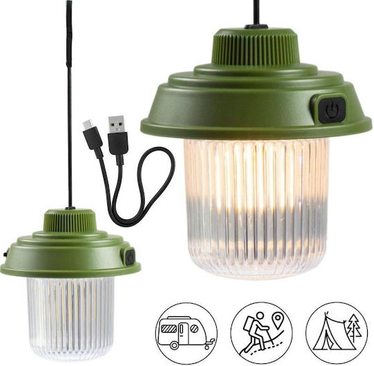 Redcliffs Led Battery Lamp for Camping Waterproof with Flashlight White
