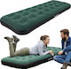 Jilong Inflatable Camping Air Mattress Single 191x73x22cm Green