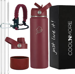 Cool'NMore Stainless Steel Thermos Bottle BPA F...