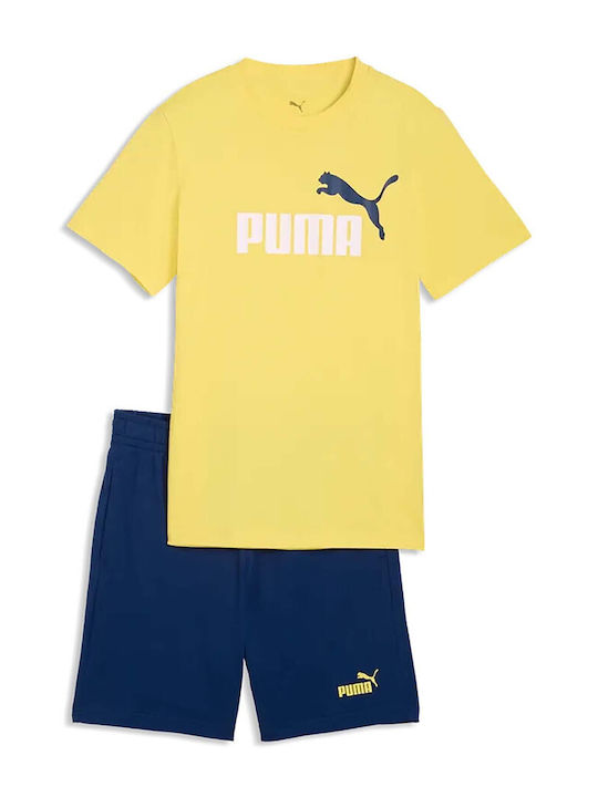 PUMA Παιδικό Σετ με Σορτς Καλοκαιρινό 2τμχ Blac...