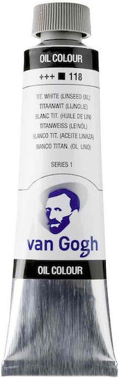 Royal Talens Λαδομπογιά 118 Titanium White Linseed Oil 40ml