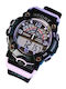 Digital Men's Watch 40mm Battery with Purple Rubber Strap