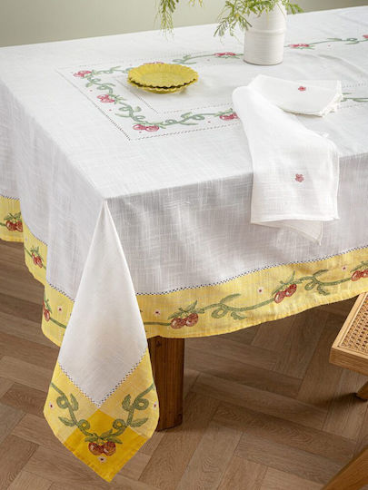 Palamaiki Set Față De Masă Vl104 Vintage Beauty 180x220 Cm