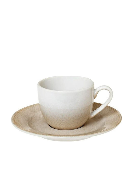 Cryspo Trio Set Ceramic Coffee Cups 110ml 6 Pieces