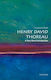 Henry David Thoreau - Oxford University Press Inc - Paperback / Softback