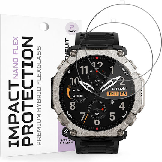 Techsuit Nano Flex Screen Protector για το Amazfit T-Rex Ultra 2τμχ