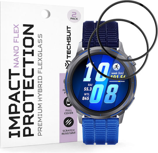 Techsuit Nano Flex Screen Protector for Huawei Watch GT Runner 2 2 Pieces