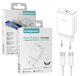 Apokin Charger with USB-C Port and USB-C to USB-C Cable 20W Power Delivery White (PC-60480)