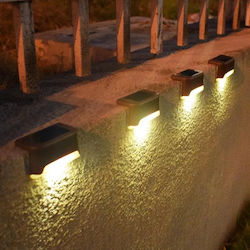 Ηλιακά Γωνιακά Φωτιστικά Led Ip65 Θερμό Λευκό Φωτισμό 4 Τεμάχια Καφέ Ηλιακά Γωνιακά Φωτιστικά Led Ip65 Θερμό Λευκό Φωτισμό 4 Τεμάχια Καφέ