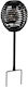 Progarden Black Rattan Solar Ball Lamp Black