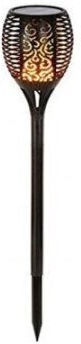 Saska Garden Torch Solar Lamp Dancing Flames 3in1 10x10x86cm 12 Led