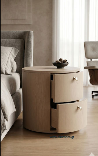 Nachttisch Holz Braun 50x50x50cm