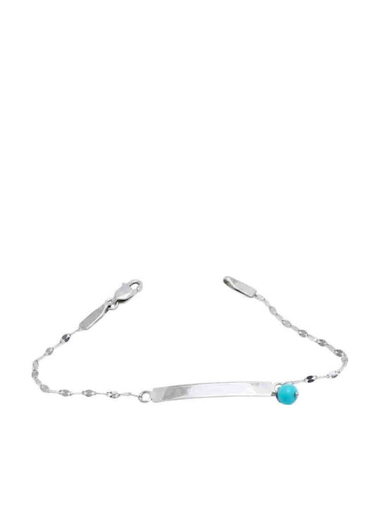 Gatsa Kids Bracelet ID White Gold 14K