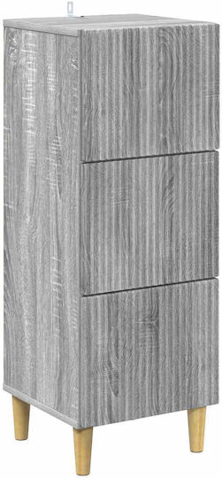 Sertar De Depozitare Din Lemn Cu 3 Sertare M33xL34.5xÎ90cm
