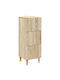 Wooden Storage Drawers with 3 Drawers L33xW34.5xH90cm