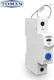 Tomzn Intelligenter Riegelüberwachungs-Schalter Wifi 63a Energie-Analysator & Spannungs-Schutz Tuya Smart Life