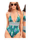 One Piece Swimsuit Floral Multicolour