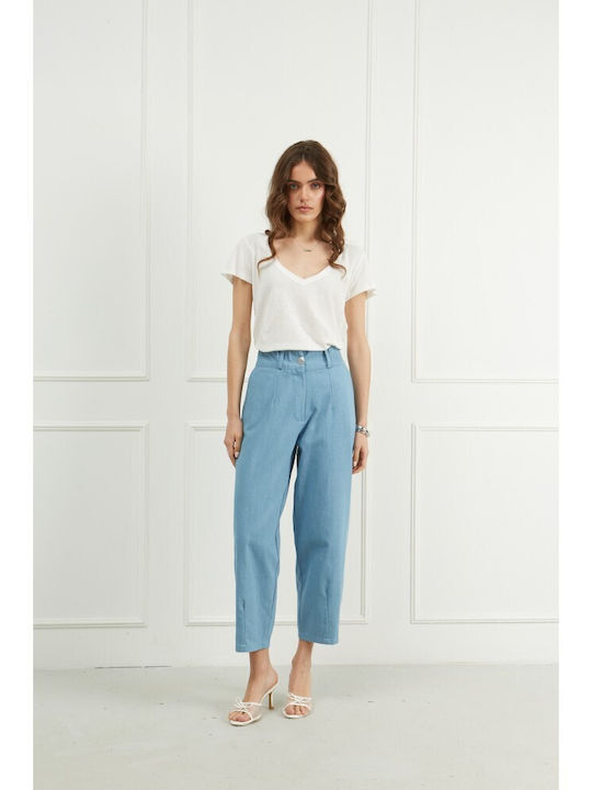 High Rise Women's Jean Pants in Mom Fit