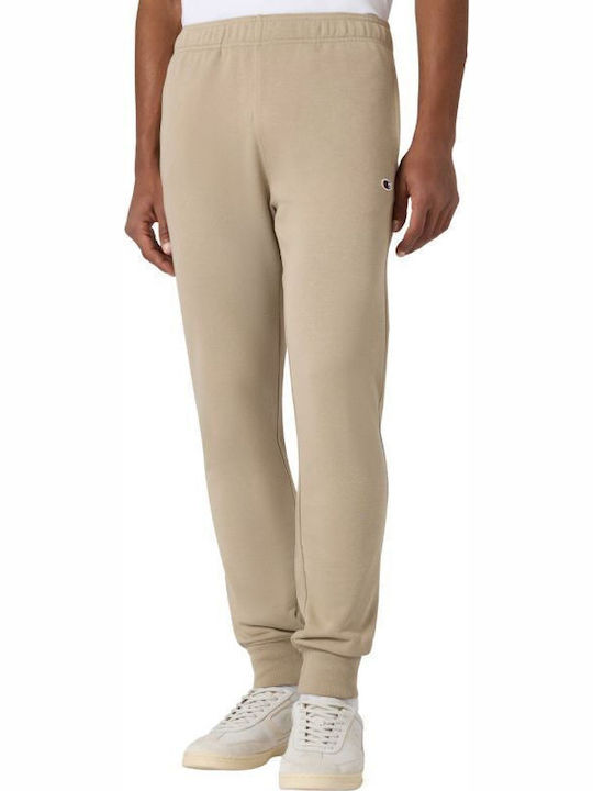 Rib Cuff Pants Pantaloni De Trening Bej