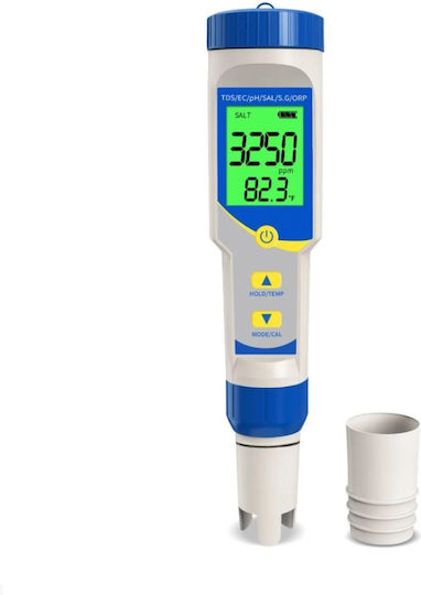 Yieryi Yy-c600b Digital Water Quality Meter 7 in 1 Ph Ec Tds Salt Orp S.g Temp