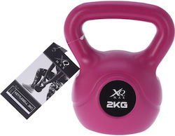 XQ Max Kettlebell aus Gusseisen 2kg Rosa XQ Max Kettlebell aus Gusseisen 2kg Rosa