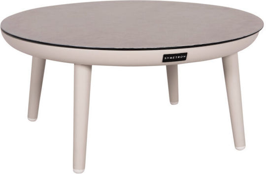 Garten- und Terrassentisch Zodiac 60x60x28 Beige