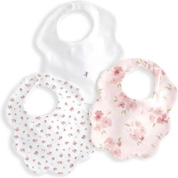 Mamas & Papas Stoff Baby Lätzchen mit Verschlussart Blumen Muster 3 Stücke